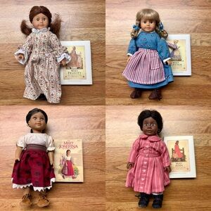 Pleasant Company American Girl Miniature Dolls Set Of 4